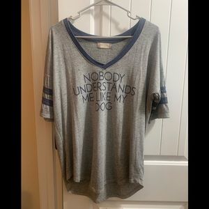 Altar’d State Gray Graphic Tee